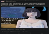 Things That Have Happened Before Yandere Simulator @BeforeYandere Yandere Dev became a V-Tuber before he finished Yandere Sim. Also I hope the model is refundable because damn. and bubbles> creaks MOOS tsteps 8:04 AM - Sep 24, 2020 · Twitter Web App 1K Retweets 38 Quote Tweets 7.2K Likes
