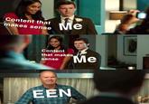 Content that Ме makes sense Content that makes, Ме sense EEN