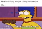 My friend: why are you voting moobloom Me: I JUST THINK THEYRE NEAT! made with mematic