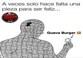 Guava burger A veces solo hace falta una pieza para ser feliz... EL INDIVIDUO FOOD TRUCK Mayaigen Guava Burger made with mematic