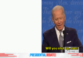 Will You Shut Up Man? Template mong Men, derivil That o Rche Peop. ever an 0n Will you shut upman? LIVE PRESIDENTIALDEBATE