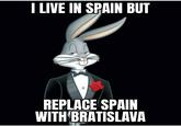I LIVE IN SPAIN BUT REPLACE SPAIN WITH BRATISLAVA