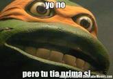 TL: I don't but your cousin does.
Note: "Prima" = female cousin