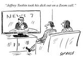 "Jeffrey Toobin took his d--- out on a Zoom call." NES 7 SIPRESS