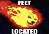 FEET LOCATED