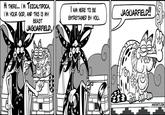 HI THERE... I'M TEZCALTIPOCA, I'M YOUR GOD, AND THIS IS MY BEAST I AM HERE TO BE JAGUARFIELD!! ENTRETAINED BY YOU. JAGUARFIELD. MACOATL.COM