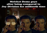 Molchat Doma guys after being compared to Joy Division for millionth time 26 @strhiposting