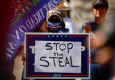 Stop the steal protester TRUMP २020 STOP STEAL the M 2020