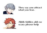 They say you attract what you fear. Ahhh tiddies ahh so scary please help