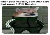 When your Ancestry.com DNA says that you're 0.01% Russian