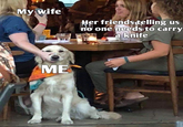 My wife Her friends telling us no one needs to carry a knife ME