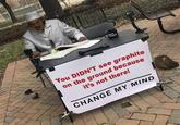 You DIDN'T see graphite on the ground because it's not there! CHANGE MY MIND