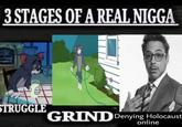 3 STAGES OF A REAL N---- STRUGGLE GRIND Denying Holocaust online