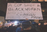 A COP SHOT A BLACK WOMAN NAS OLNY AND CHARGED FOR THE SHOTS MISSED LING