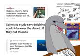 women molested this year Globai NEWS Dolphins return to Italy's coast amid coronavirus 、t休 H丰 lockdown: 'Nature just hit. Mar 18, 2020 Scientific study says dolphins could take over the planet..if they had thumbs Inimal Intelligence Mby ly This halphin Smiling th an Intreduetian by B Kurs National Geographic Dolphins learn how to use tools from peers, just like great apes Jun 25, 2020 @J. The Perverted Summoner
