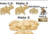 Halo Games Represented By Doges An accurate depiction of the Halo series of video games, as represented by Doges.