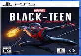 BPS5. MARVEL RI BLACK-TEEN Eagger ajel Swagger RATING PENDING RP ESRB STUDIOS. INSOMNIAC SAMIS