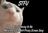 STFU Im listening to the Mario Party DS AntrPiracy Screen Song