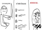 MOTHER OF GOD. le me browsing twitter le Twitter Discourse Ok