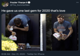 000 Frazier Tharpe lII @The_SummerMan He gave us one last gem for 2020 that's love BELIEVE 8OSTON UNIN HKINS DUNKIN MUNCHKINS 8:08 AM · Dec 31, 2020 · Twitter for iPhone