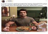 zainab 000 @_zazzless kumail nanjiani getting bullied for being ripped????? what is it cause he's not blonde? and his name isn't chris? PAN'S LABYRINTH 6:39 AM · Jan 3, 2021 · Twitter for iPhone