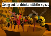 Going out for drinks with the squad