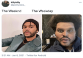 killykilly @prettyslick— The Weeknd The Weekday