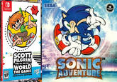 NINTENDO SWITCH. SEGA SCOTT PILGRIM SONIC ADVENTURE VS. THE WORLD LiMITER BATING PENDNG THE GAME RP COMPLETE EDITION ESRB E SCOTT PILORIM VS. THE WORL