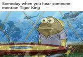 Someday when you hear someone mention Tiger King
