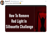 Down Bad @lookitsboomi • Feb 2 Boomi Y'all are down BADDDDDDZ How To Remove Red Light In Silhouette Challenge