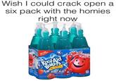 Wish I could crack open a six pack with the homies right now EW LOOK @90skidz90s KoolAid BURSTS SOFT ORNK 75% BERRY BLUE