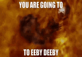 YOU ARE GOING TO TO EEBY DEEBY