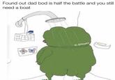 Found out dad bod is half the battle and you still need a boat IG: @thegainz