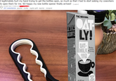 I legitimately hurt my hand trying to get the bottles open, so much so that I had to start asking my coworkers to open them for me. SO happy my new bottle opener finally arrived! (i.redd.it) enviado hace 2 meses por 167 comentarios guardar ocultar regalar gold reportar crosspost THE ORIGINAL OAT DE TILS DO DATE LY! DAT- No nilk. No nuta. ogluten. MILK BARISTA EDITION WON Cow!