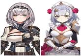 The white haired Knightesses