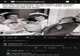 r/nextfuckinglevel Nurses show triplets to the father who passes out with excitement. Photo from 1946, when ultrasound did not exist + OSERY ↑ 389 + 29 * Share Award fi TOP COMMENTS - SaltMiner76 • 4h He fainted due to immediate financial stress. * Reply ↑ 137 + jedihooker • 4h • “Excitement" squirrel_trousers · 4h He'll never financially recover from this