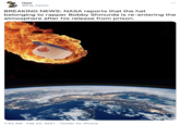 Hassi @big_hasso BREAKING NEWS: NASA reports that the hat belonging to rapper Bobby Shmurda is re-entering the atmosphere after his release from prison. 7:42 AM · Feb 22, 2021 · Twitter for iPhone