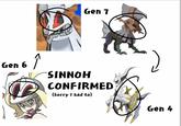 Gen 7 Gen 6 SINNOH CONFIRMED (Sorry I had to) Gen 4