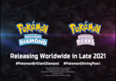 POKEMON PokéMON BRILLIANT DIAMOND SHINING PEARL Releasing Worldwide in Late 2021 #PokemonBrilliantDiamond #PokemonShiningPearl Footage used in this video includes games in development. Products, contents, features, otc. subject to changes. ©2021 Pokémon. ©1995-2021 Nintendo / Creatures Inc. / GAME FREAK inc. Developed by ILCA, Inc. Pokémon and Nintendo Switch are trademarks of Nintendo.