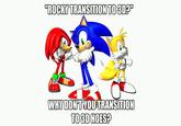 "ROCKY TRANSITION TO 3D?" WHY DON'T YOU TRANSITION TO 3D HOES?