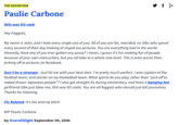 TOP DEFINITION y f > Paulie Carbone S--- was SO cash. Hey F------, My name is John, and I hate every single one of you. All of you are fat, retarded, no-lifes who spend every second of their day looking at stupid ass pictures. You are everything bad in the world. Honestly, have any of you ever gotten any p----? I mean, I guess it's fun making fun of people because of your own insecurities, but you all take to a whole new level. This is even worse than jerking off to pictures on facebook. Don't be a stranger. Just hit me with your best shot. I'm pretty much perfect. I was captain of the football team, and starter on my basketball team. What sports do you play, other than "j------- to naked drawn Japanese people"? I also get straight A's during elementary, and have a banging hot girlfriend (She just blew me; S--- was SO cash). You are all f------ who should just kill yourselves. Thanks for listening. Pic Related: It's me and my bitch. RIP Paulie Carbone by Oversiiiiiight September 09, 2008