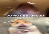 angels "DO NOT BE AFRAID" literally everyone in the Bible