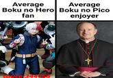 Average Boku no Hero Boku no Pico fan Average enjoyer sàuce 3445 RM Photograph Metropolitan bishop Sleeve Clergy Religious item Cardinal Vestment Presbyter Priesthood