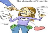 The shameless Pinocchio common sense Lie For False Politics Research Report Listen and Believe Funds from China humanity %24
