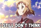 I STILL DON'T THINK