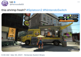 Laz @Perinoodle69 this shrimp fresh? #Splatoon2 #NintendoSwitch 056 0012777 11647/79000 Level 35 ITTTI Rank S: Rainmaker AY&A 2 xoa FOS 0 PER HA-GT-XG KOGO FOG 40 RHE 67.C 81 IDFJ amiibo: 249EO 25500 NE T-- וכ ו X Menu 5:30 AM · Mar 20, 2021 · Nintendo Switch Share FET