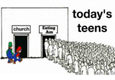 today's teens Eating Ass church