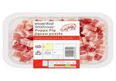essential Waitrose Реppa Pig jigsaw puzzle edible färmyärd fun For the Family pan fry 4-5 mins Per 100g Per V4 pock as sodproides Energy tergy Fot aturaten Sugors Sat 189 27cal 20% 060250,691000, S