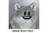 DRAW WOLF FACE