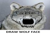 DRAW WOLF FACE